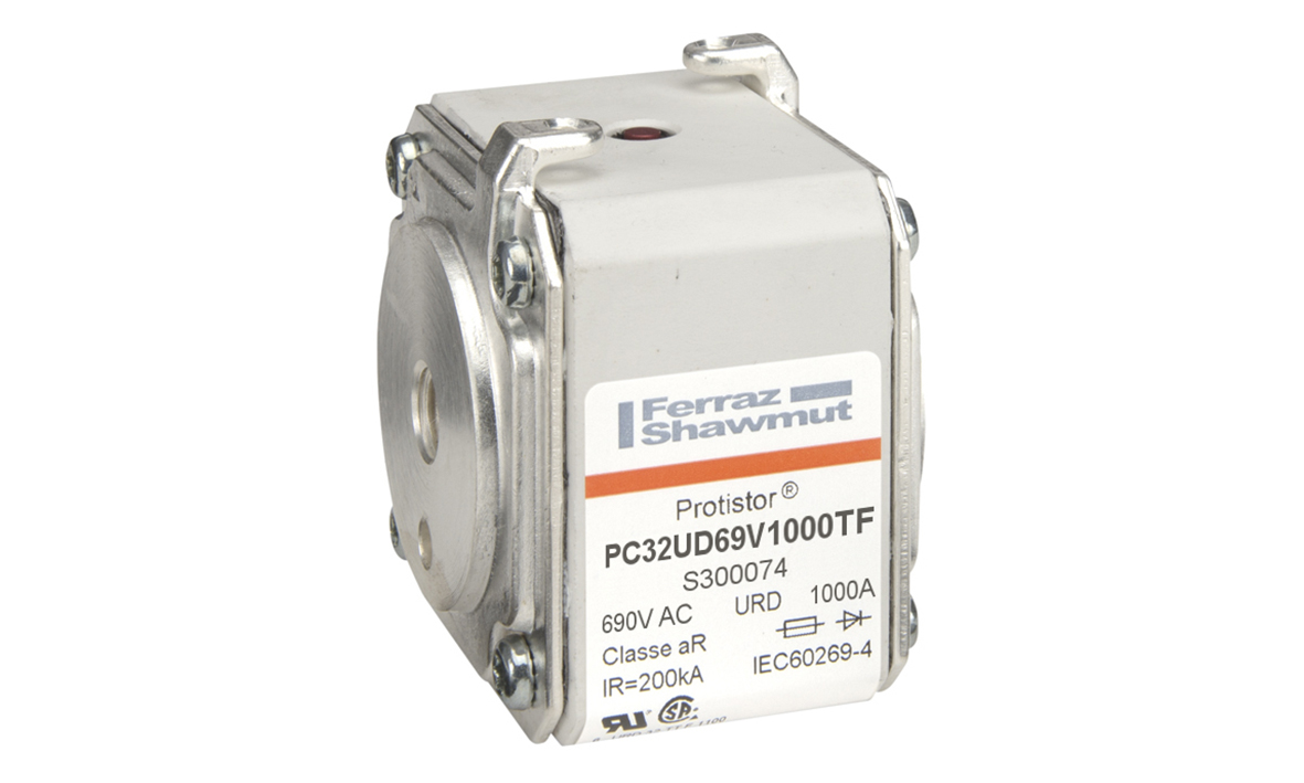 MERS HS Size 32 aR 690Vac 200kA 1000A URD TTF M10 IEC/UL - PC32UD69V1000TF - S300074