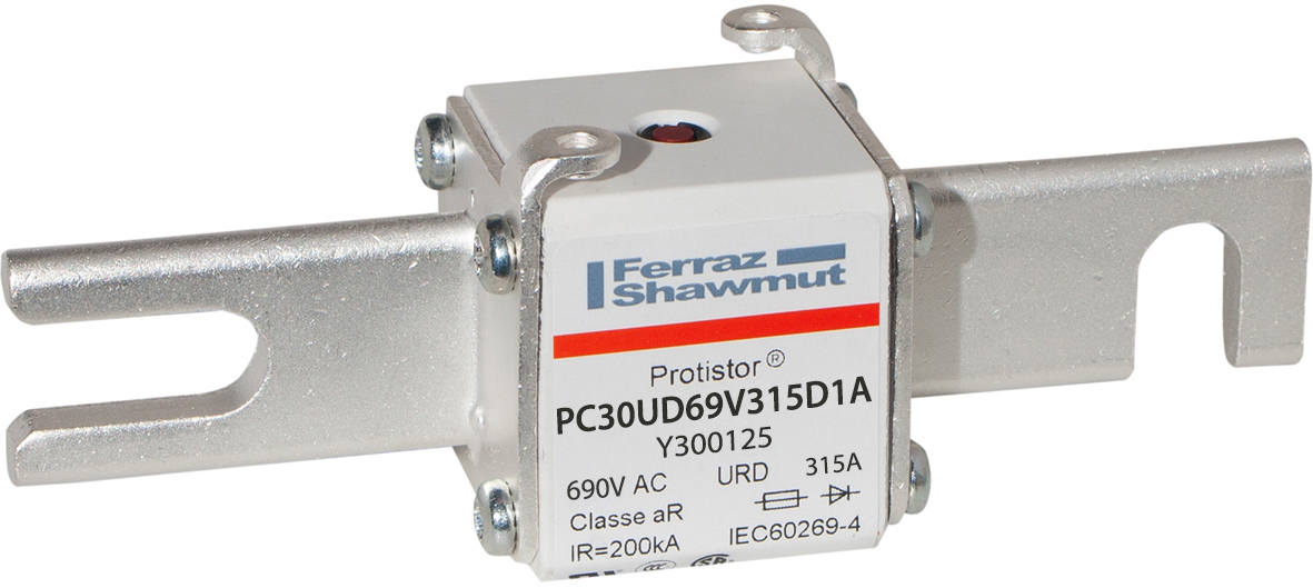 MERS HS Size 30 aR 690Vac 200kA 315A URD DIN110 blades IEC/UL - PC30UD69V315D1A - Y300125