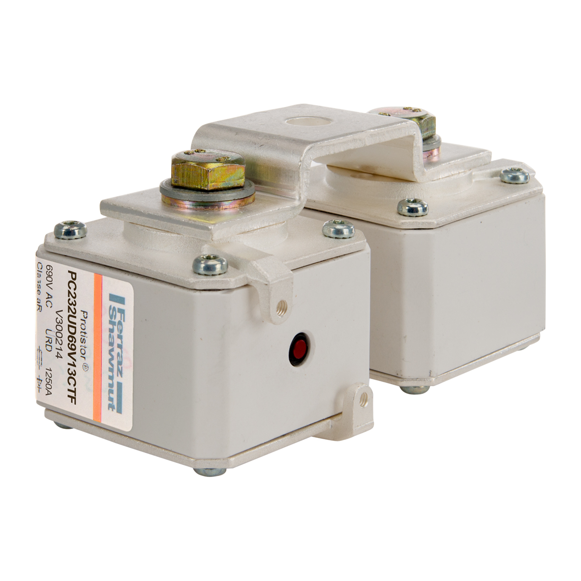 MERS HS Size 2x32 aR 690Vac 170kA 1250A URD TTF M10 IEC/UL - PC232UD69V13CTF - V300214