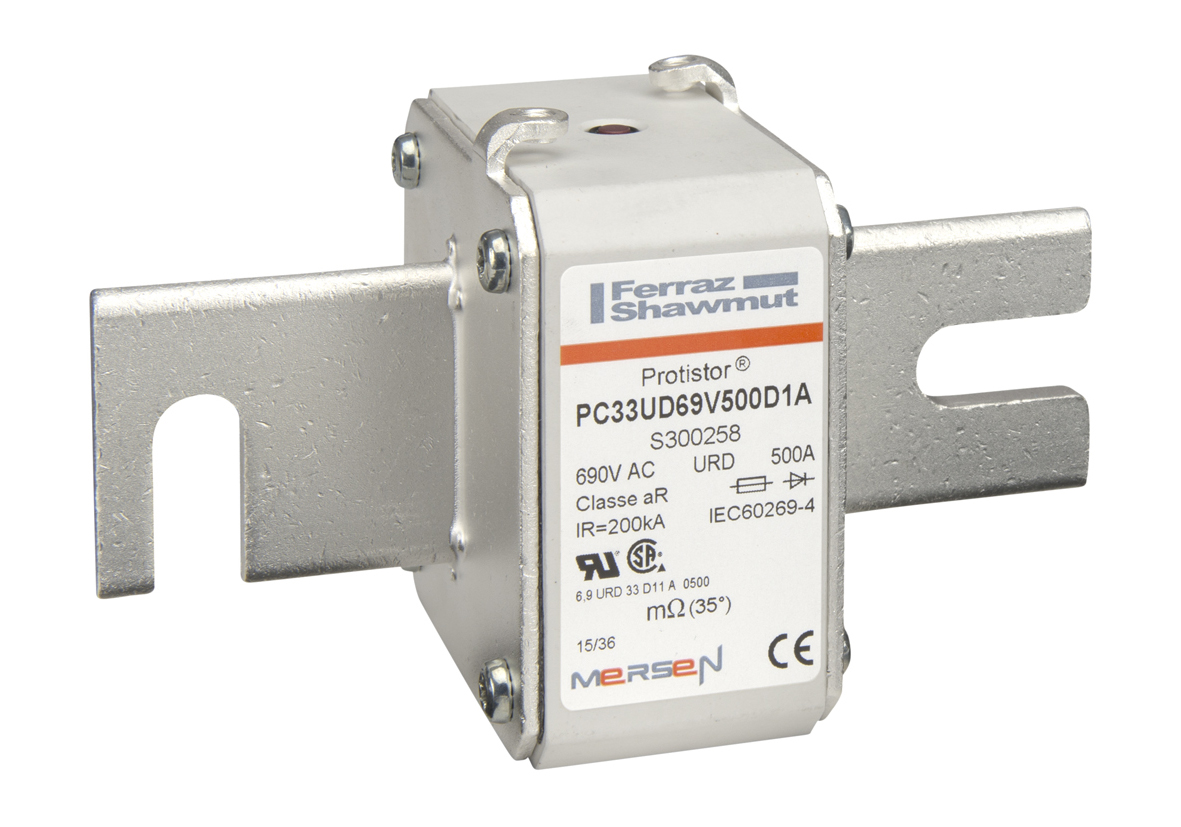MERS HS Size 33 aR 690Vac 200kA 500A URD DIN110 blades IEC/UL - PC33UD69V500D1A - S300258