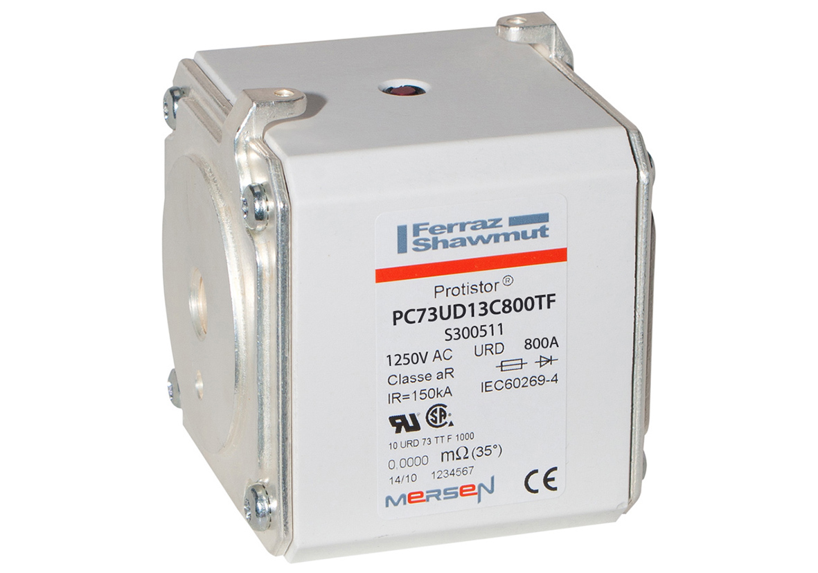 MERS HS Size 73 aR 1250Vac 126kA 800A TTF M12 IEC/UL - PC73UD13C800TF - S300511