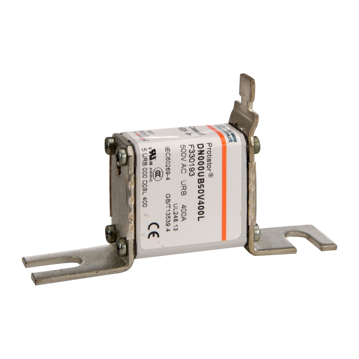 MERS HS NH000 aR 500Vac 120kA 400A DIN80 D08L for microswitch IEC/UL - DN000UB69V400L - F330193