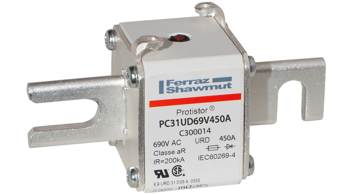 MERS HS Size 31 aR 690Vac 200kA 450A DIN80 blades IEC/UL - PC31UD69V450A - C300014