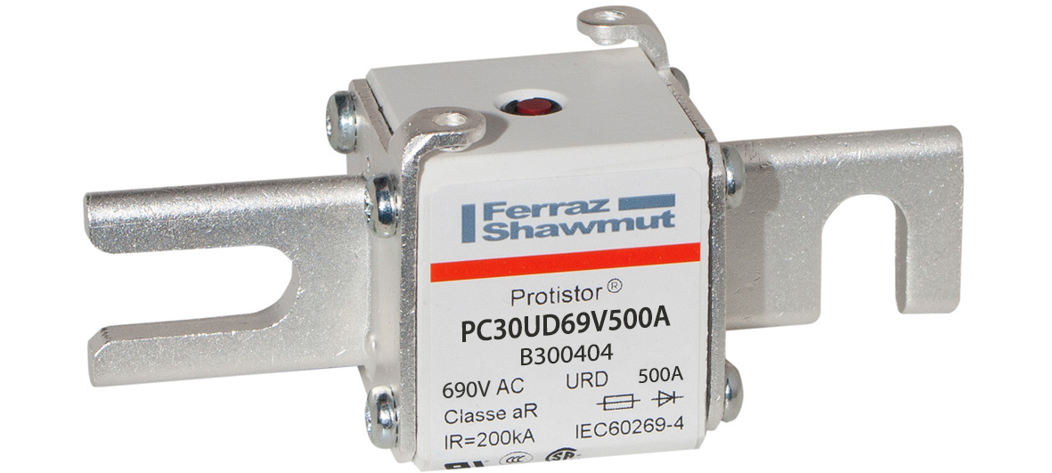 MERS HS Size 30 aR 690Vac 200kA 500A DIN80 blades IEC/UL - PC30UD69V500A - B300404