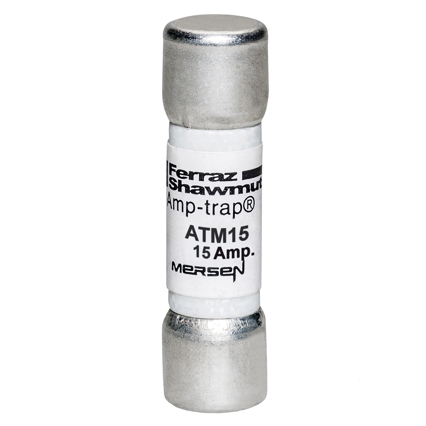 MERS 10x38mm Midget fuse fast acting 600Vac/dc 100kA 15A UL - ATM15
