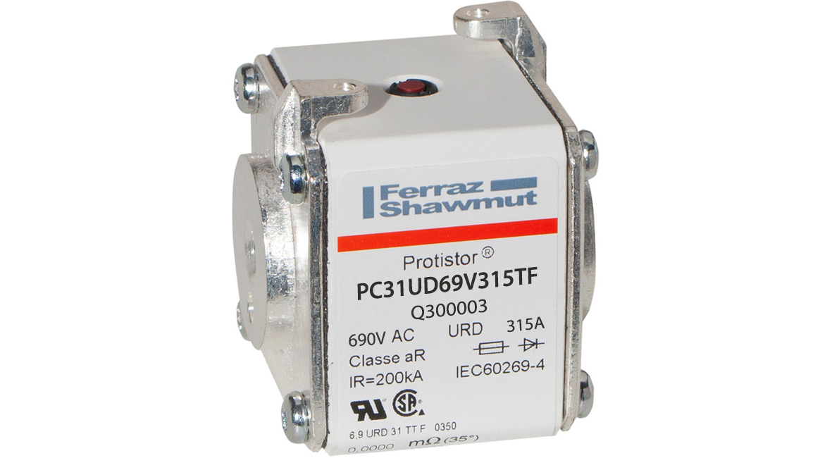 MERS HS Size 31 aR 690Vac 200kA 315A TTF M8 IEC/UL - PC31UD69V315TF - Q300003