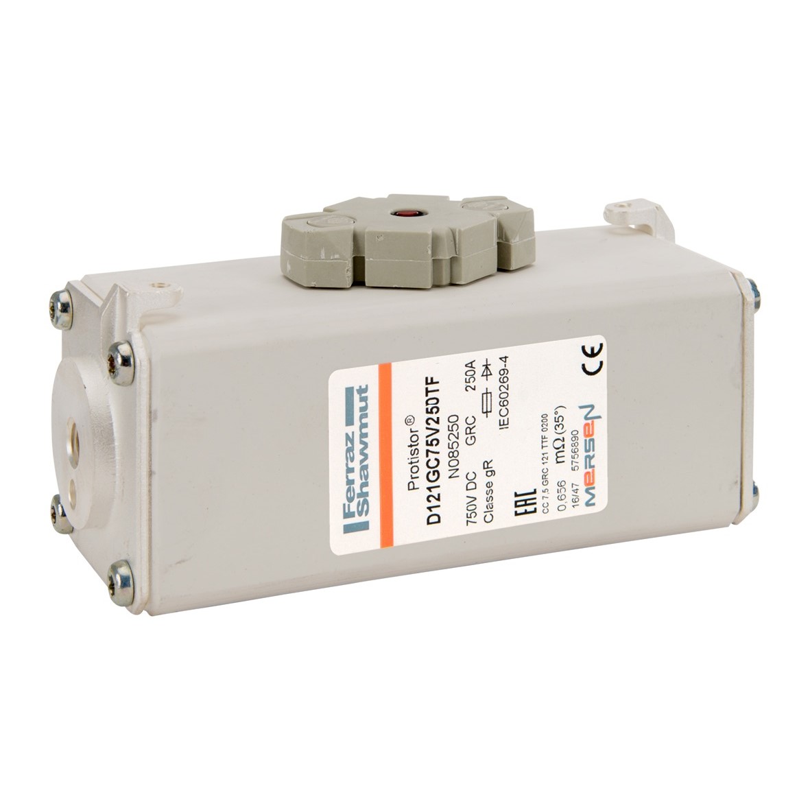 MERS HS Size 121 gR 750Vdc 100kA 250A TTF striker IEC - D121GC75V250TF - Q085252