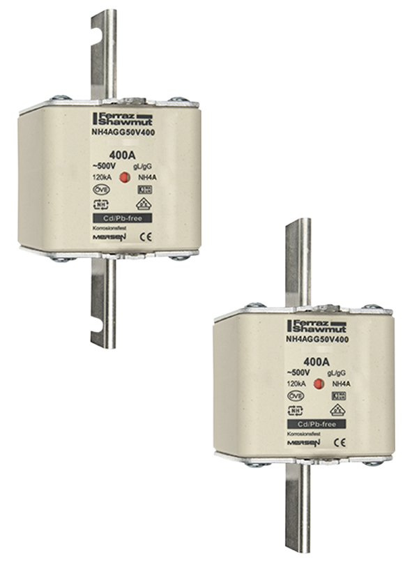 MERS NH4A gG 500Vac/250Vdc 120kaac/70kadc 1600A middle ind. IEC - NH4AGG50V600 - Y1054295
