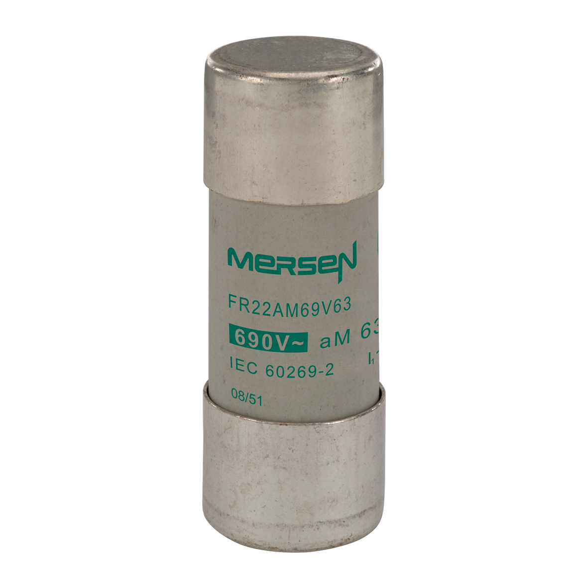 MERS 22x58mm aM 690Vac 120kA 63A IEC - FR22AM69V63 - C215650