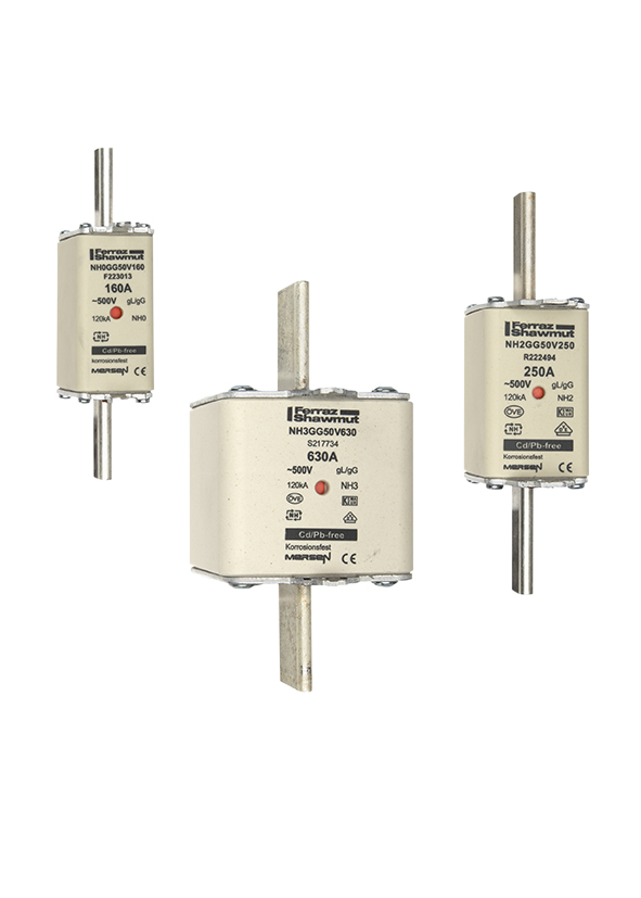 MERS NH3 gG 500Vac/250Vdc 120kAac/80kAdc 200A double ind. IEC - NH3GG50V200 - W235171
