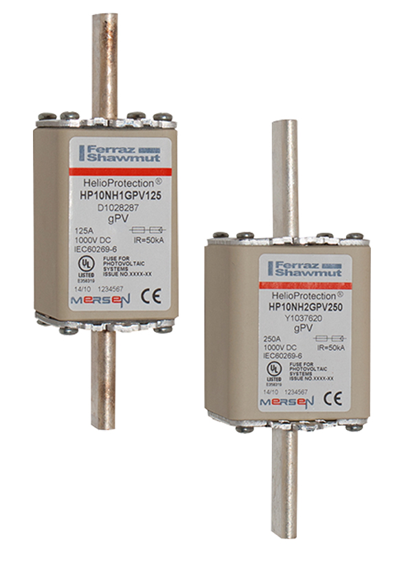 MERS PV NH1 gPV 1000VDC  80A Plain Blade IEC/UL - HP10NH1GPV80 - B1028285