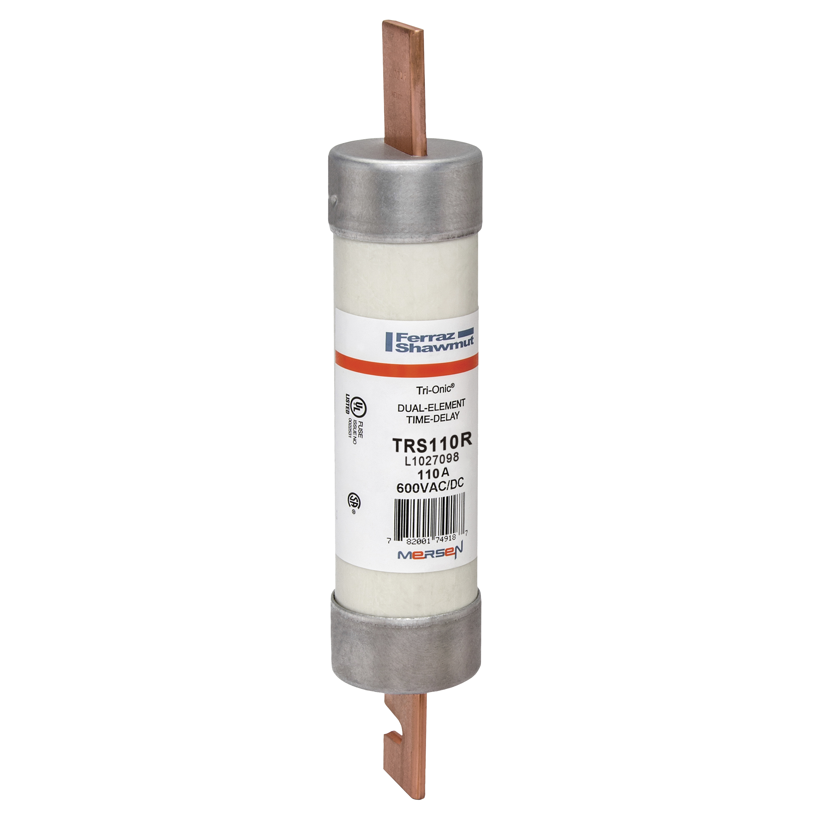 MERS 46x244mm Class RK5 Time delay 600Vac/dc 200kAac/100kAdc 110A UL - TRS110R