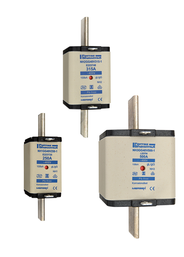 MERS NH1 gG 400Vac 100kA 200A Isolated double ind. IEC - NH1GG40V200-1 - C223723