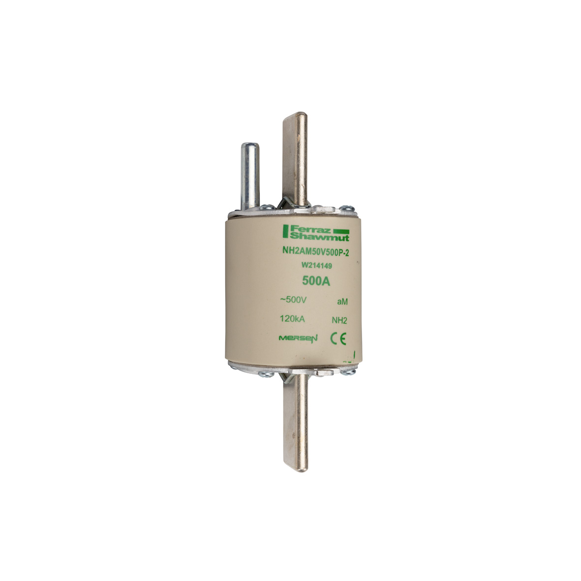 MERS NH2 aM 500Vac 120kA 500A striker IEC - NH2AM50V500P-2 - W214149