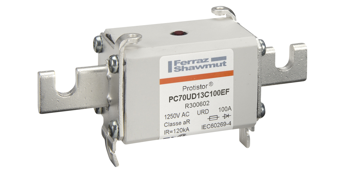 MERS HS Size 70 aR 1250Vac 100kA 100A URD EF IEC/UL - PC70UD13C100EF - R300602