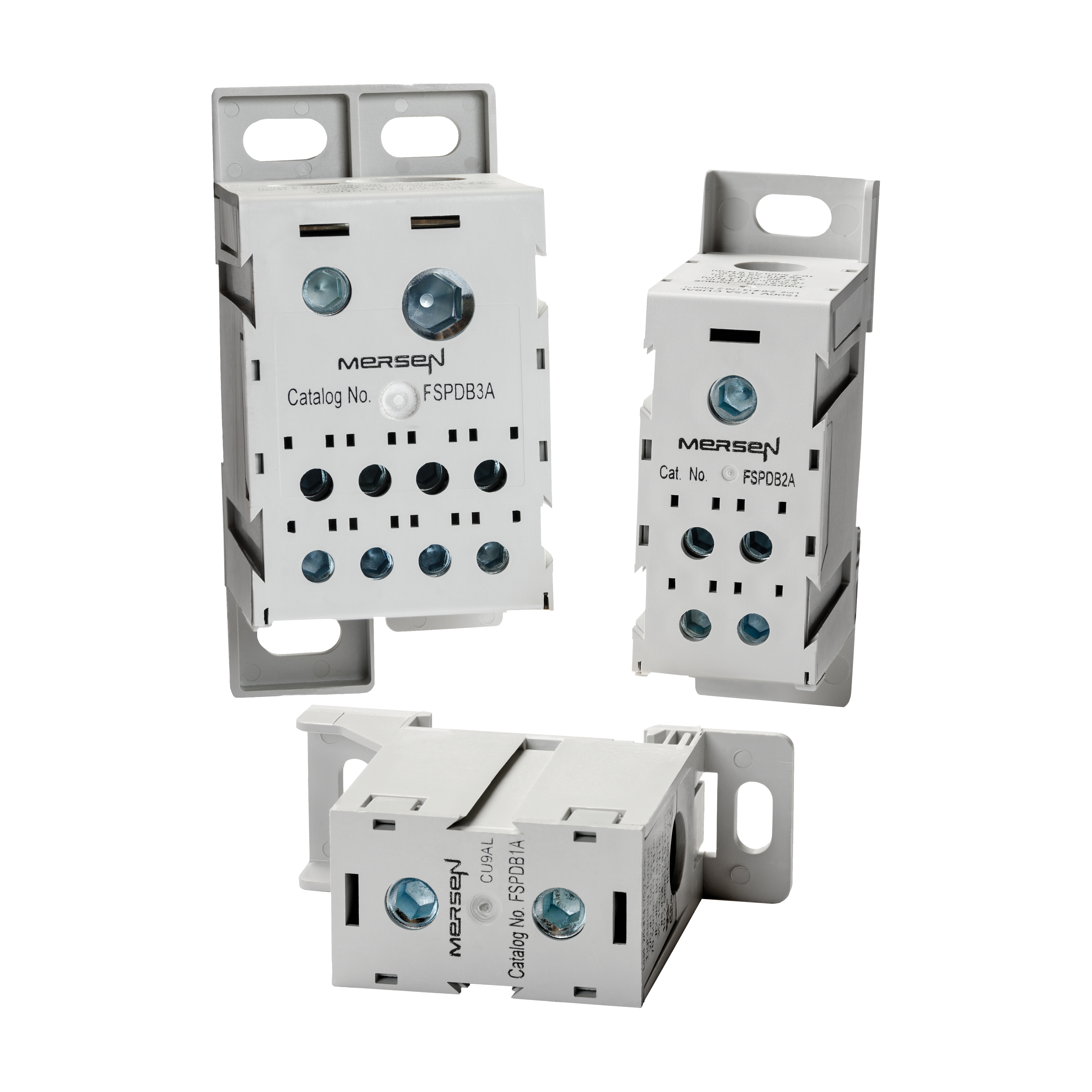 MERS Distribution block Alu 600Vac/dc 840A 2In/2Out IEC/UL - FSPDB5A