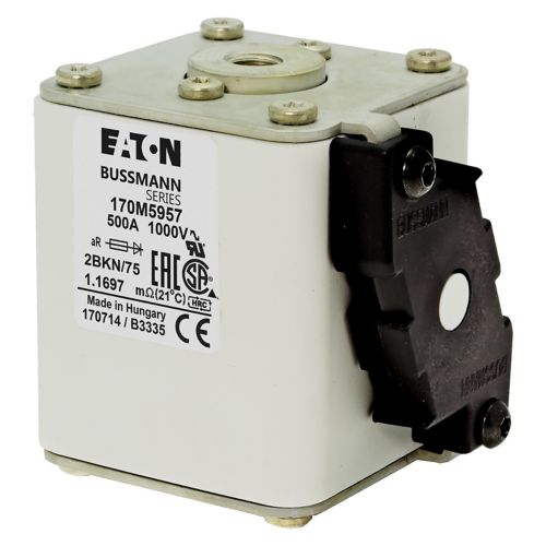 BUSS HS Size 2 aR 1000Vac 150kA 500A type K ind. M10 - 170M5957