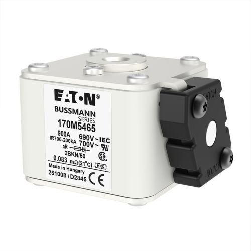 BUSS HS Size 2 aR 690Vac 200kA 900A IEC/UL 2BKN/50 AR UC Type K-ind. - 170M5465