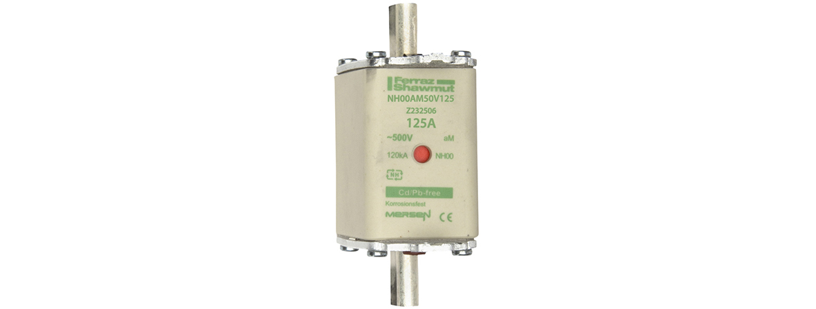 MERS NH00 aM 500Vac 120kA 125A double ind. IEC - NH00AM50V125 - Z232506
