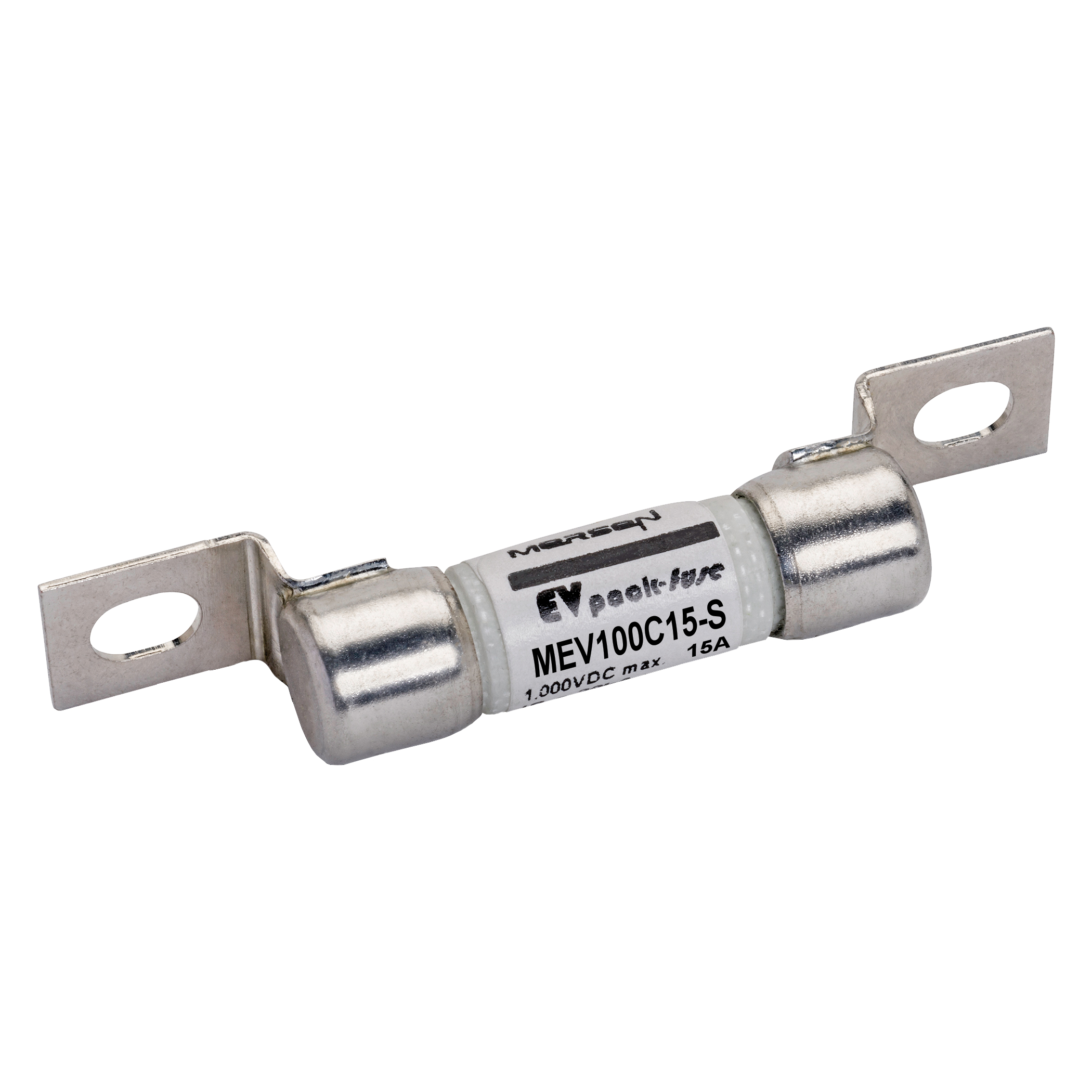 MERS EV Pack Fuse 10x38mm 1000Vdc 50kA 15A Surface mount IEC - MEV100C15-S