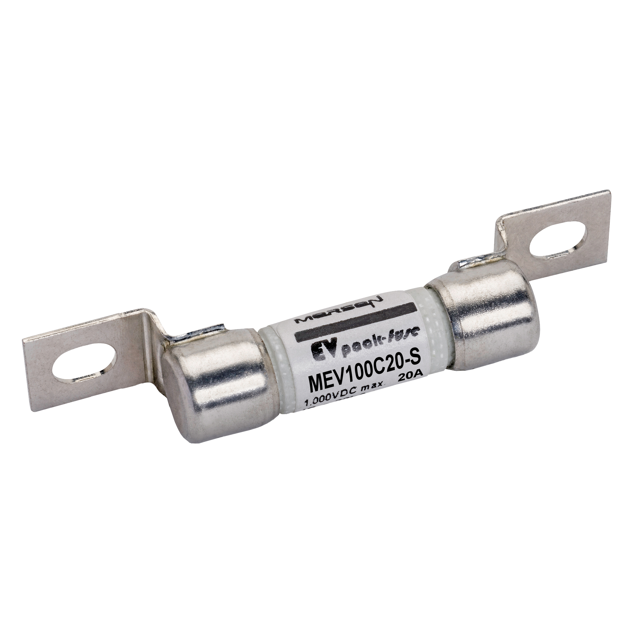MERS EV Pack Fuse 10x38mm 1000Vdc 50kA 20A Surface mount IEC - MEV100C20-S