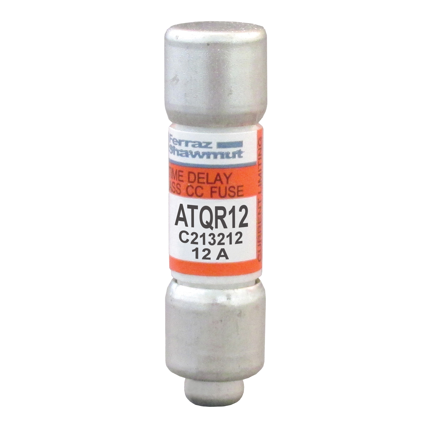 MERS 10x38mm Class CC Time delay 600Vac/300Vdc 200kAac/100kAdc 12A UL - ATQR12
