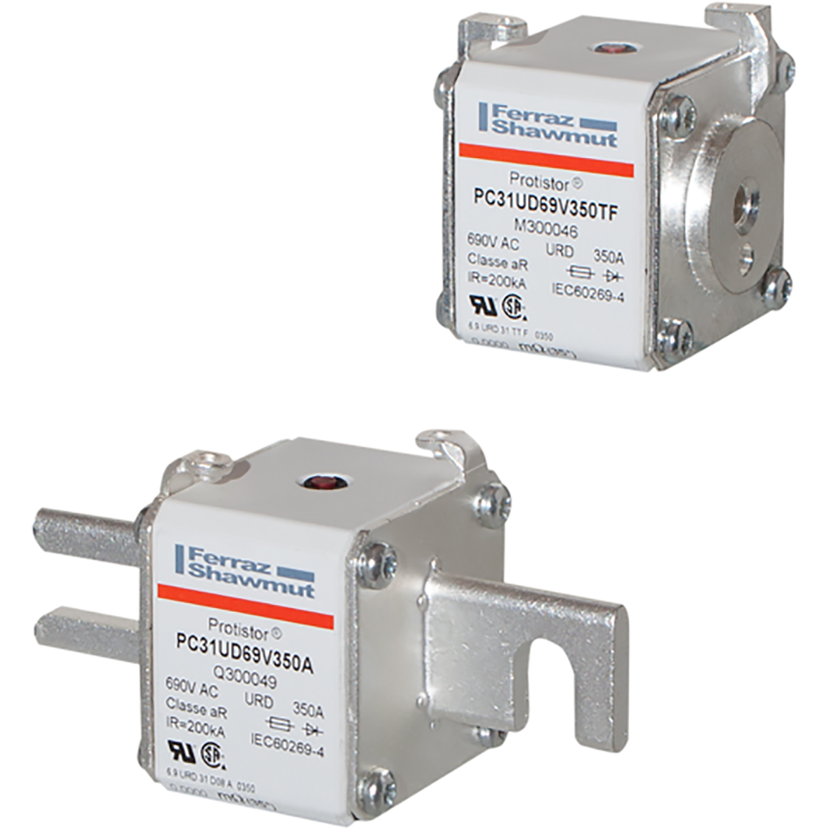 MERS HS Size 31 aR 690Vac 200kA 400A DIN110 blades IEC/UL - PC31UD69V400D1A - L300022