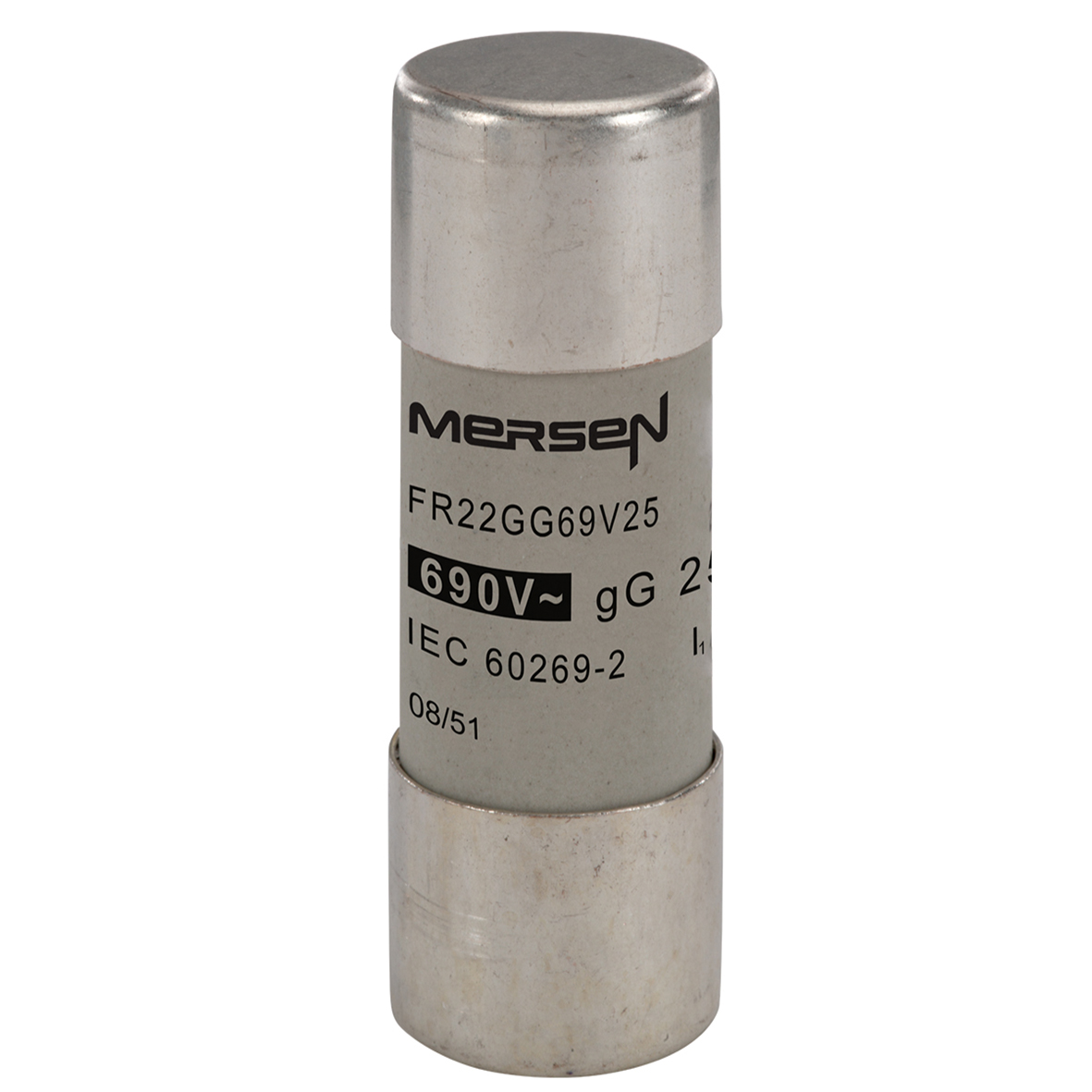 MERS 22x58mm gG 690Vac 120kA 25A IEC - FR22GG69V25 - N212072