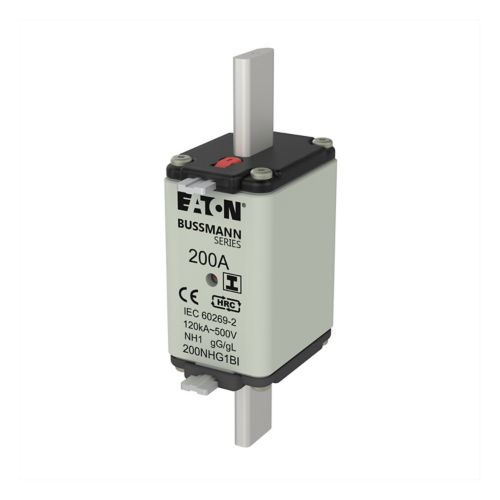 BUSS NH1 gG 500Vac 120kA 200A IEC Dual ind. - 200NHG1BI