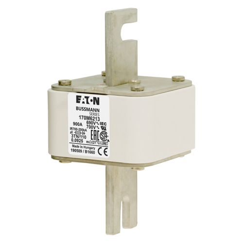 BUSS HS Size 3 aR 690Vac 200kA 900A IEC/UL type K-ind. 3KN/110 AR - 170M6213