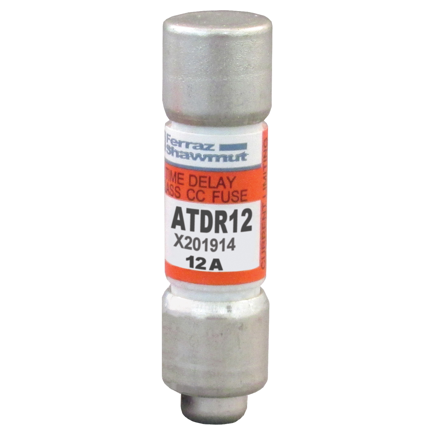 MERS 10x38mm Class CC Time delay 600Vac/300Vdc 200kAac/100kAdc 12A - ATDR12