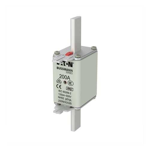 BUSS NH2 gG 500Vac 120kA 200A IEC Dual ind. - 200NHG02B