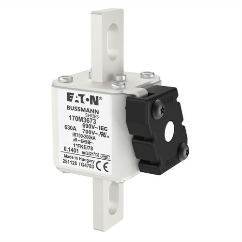 BUSS HS Size 1 aR 690Vac 200kA 630A IEC/UL 1*FKE/78 AR UC - 170M3673
