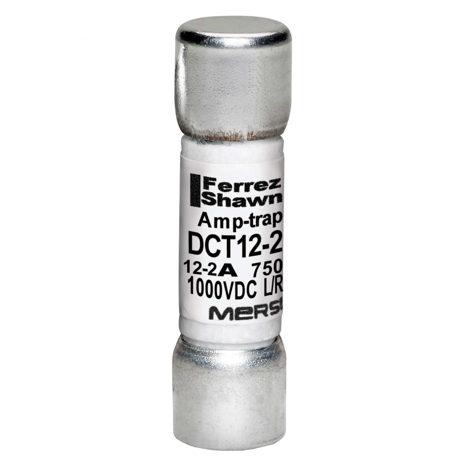 MERS 10x38mm Midget fuse 750Vac/1000Vdc 100kAac/50kAdc 12A IEC/UL - DCT12-2