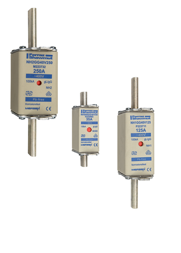 MERS NH1 gG 400Vac 100kA 63A double ind. - NH1GG40V63 - L223708