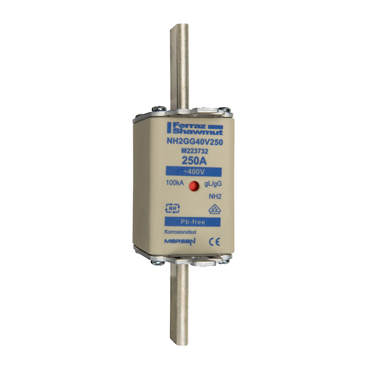 MERS NH2 gG 400Vac 100kA 250A double ind. - NH2GG40V250 - M223732